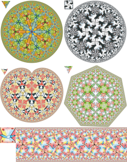 Visualization of Escher-like Hyperbolic Tessellations